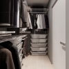 Дизайн квартиры в ЖК Браславский. Гардеробная.